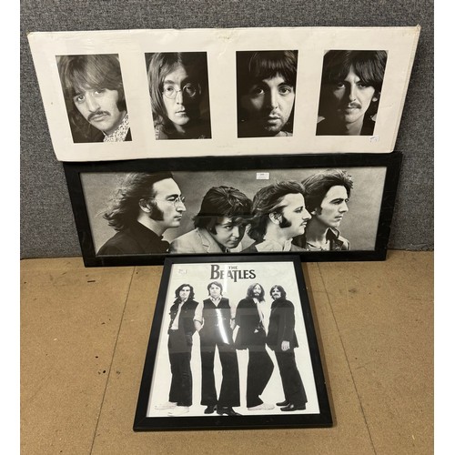 349 - Three Beatles prints