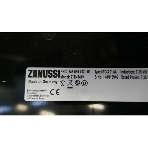 4008 - Zanussi 4 Zone Hob2Hood Induction Hob  H44xW780xD520 - model no -ZITN844K (554-90)   * This lot is s... 