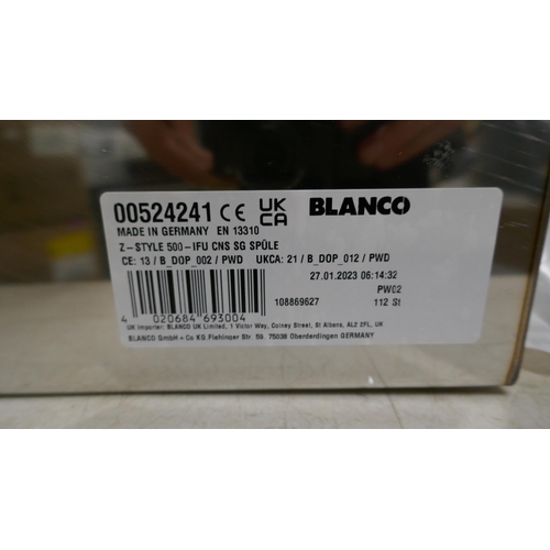 4012 - Blanco Cuba Large 1.0 Bowl Stainless Steel Sink - 400x500  - model no -BL468338 (554-106)   * This l... 