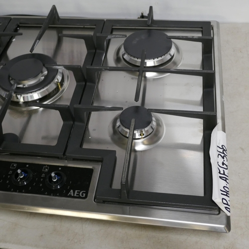 4017 - AEG Built In Gas 5 Burner Hob  - model no -HGB75420YM (554-41)   * This lot is subject to vat