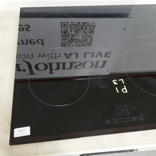 4022 - Bosch Induction 4 Zone Hob  H51xW592xD522 - model no -PIE631BB5E (554-3)   * This lot is subject to ... 