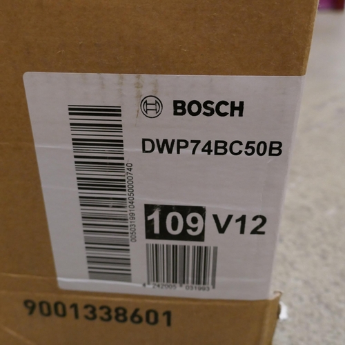 4029 - Bosch Pyramid Chimney Hood H799xW750xD500  - model no -DWP74BC50B (554-93)   * This lot is subject t... 