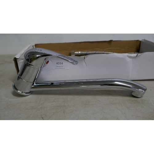 4034 - Iris Chrome Mixer Tap - model no -TA.DUM.006 (554-84)   * This lot is subject to vat