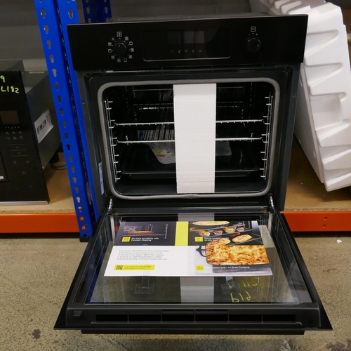 4055 - Zanussi Single Pyrolytic Black Oven  (554-112)   * This lot is subject to vat