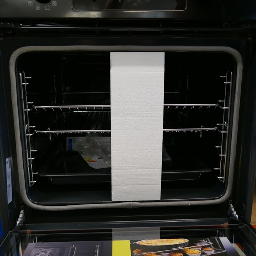 4055 - Zanussi Single Pyrolytic Black Oven  (554-112)   * This lot is subject to vat