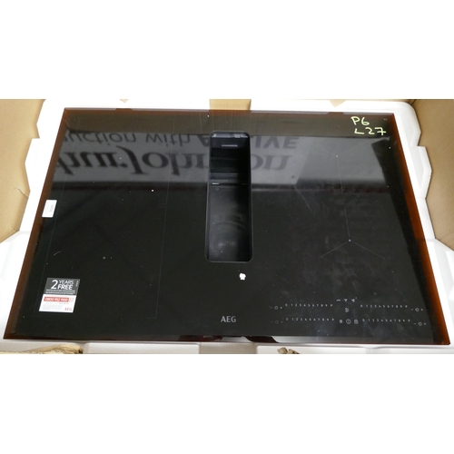 4056 - AEG FlexZone Induction Venting Hob With Venting Kit (554-27)   * This lot is subject to vat