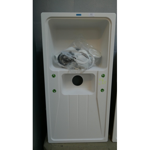 4062 - Minorca White Composite 1.5 Bowl RVS Sink - 500x1000  - model no -BL467779 (554-25)   * This lot is ... 