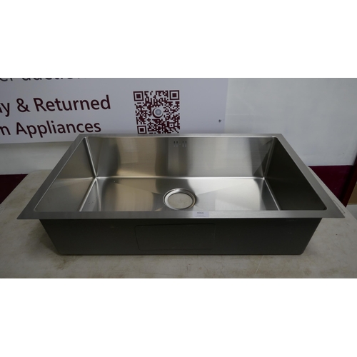 4066 - Idro Extra Large Trough Style 1.0 Bowl Stainless Steel Sink - 400x700  (554-137)   * This lot is sub... 