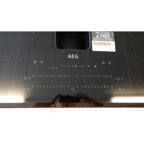 4068 - AEG  4 Zone Venting Induction Hob With Accessories -  H214xW830xD515 (554-80)   * This lot is subjec... 