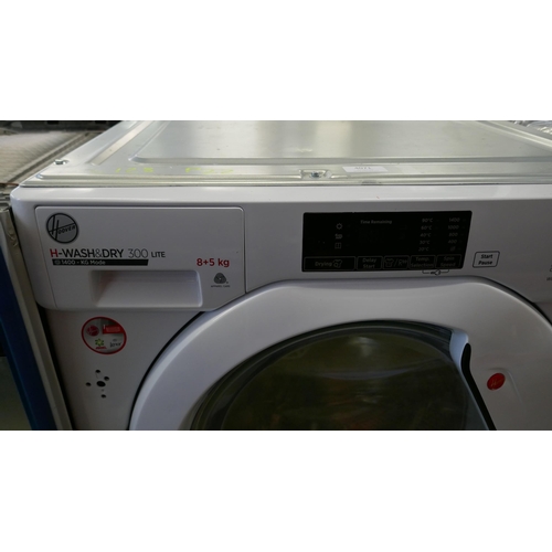 4071 - Hoover H Wash And Dry 300 Lite Integrated Washer Dryer (8+5kg) - model no -HBD 485D1E (554-128)   * ... 