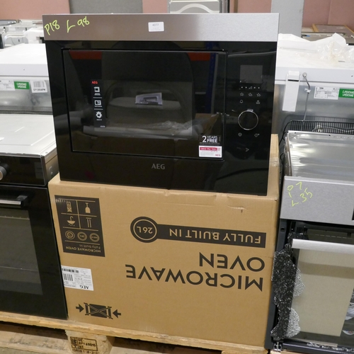 4077 - AEG Built in Wall Microwave - model no -MBE2658SEM (554-98)   * This lot is subject to vat