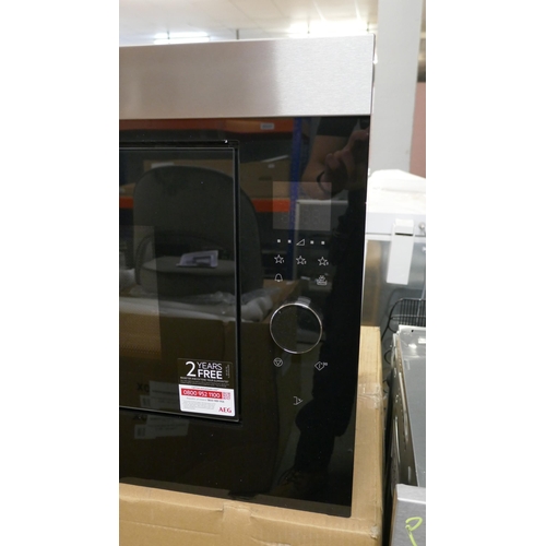 4077 - AEG Built in Wall Microwave - model no -MBE2658SEM (554-98)   * This lot is subject to vat