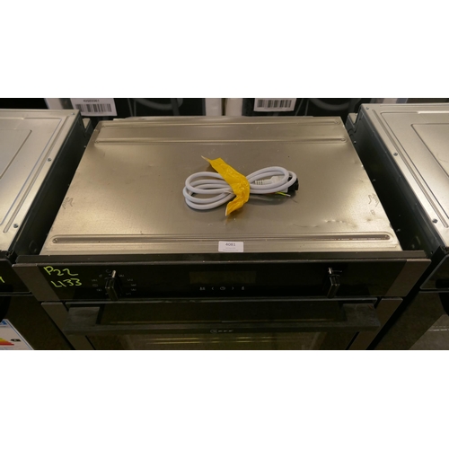 4081 - Neff  N50 Graphite Pyrolytic Single Oven With Slide & Hide (554-133)   * This lot is subject to vat