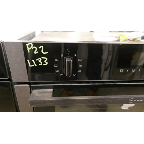 4081 - Neff  N50 Graphite Pyrolytic Single Oven With Slide & Hide (554-133)   * This lot is subject to vat