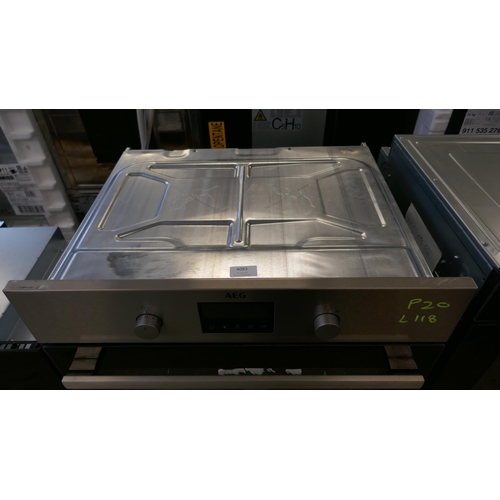 4083 - AEG Single Pyrolytic Oven with SteamBake H594xW594xD568 (554-118)   * This lot is subject to vat