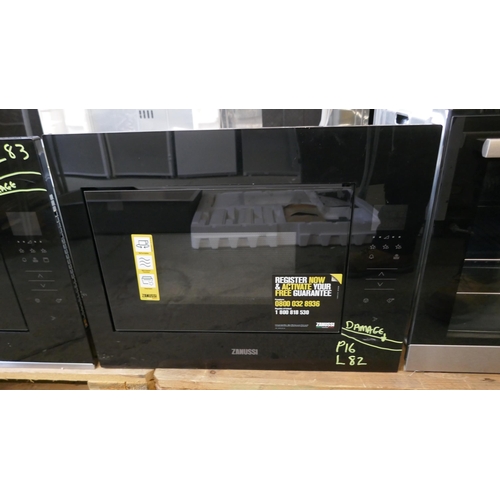 4084 - Zanussi Built in Wall Microwave ( Damaged Front Casing) - model no -ZMBN4SK (554-82)   * This lot is... 