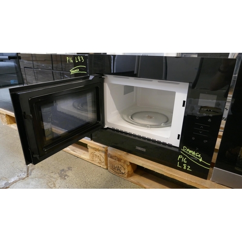 4084 - Zanussi Built in Wall Microwave ( Damaged Front Casing) - model no -ZMBN4SK (554-82)   * This lot is... 