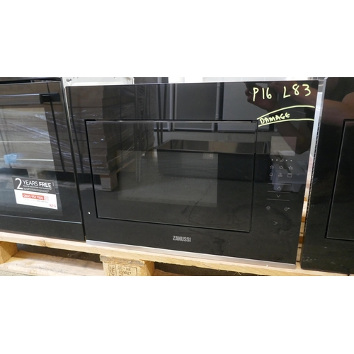 4085 - Zanussi Built in Wall Microwave ( Damaged Front Casing) - model no -ZMBN4SK (554-83)   * This lot is... 