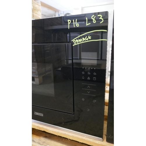 4085 - Zanussi Built in Wall Microwave ( Damaged Front Casing) - model no -ZMBN4SK (554-83)   * This lot is... 