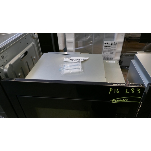 4085 - Zanussi Built in Wall Microwave ( Damaged Front Casing) - model no -ZMBN4SK (554-83)   * This lot is... 