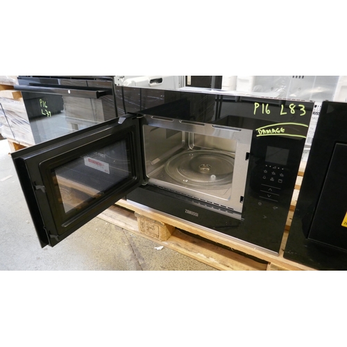 4085 - Zanussi Built in Wall Microwave ( Damaged Front Casing) - model no -ZMBN4SK (554-83)   * This lot is... 