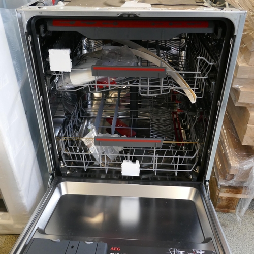 4089 - AEG Fully Integrated Dishwasher H818xW596xD550  - model no -FSK52917Z (554-67)   * This lot is subje... 