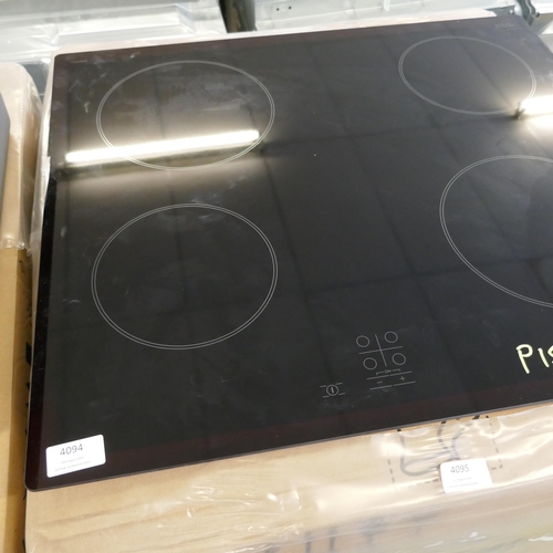 4094 - Bosch Ceramic 4 Zone Hob H45xW592xD522  - model no -PKE61RAA8B (554-69)   * This lot is subject to v... 