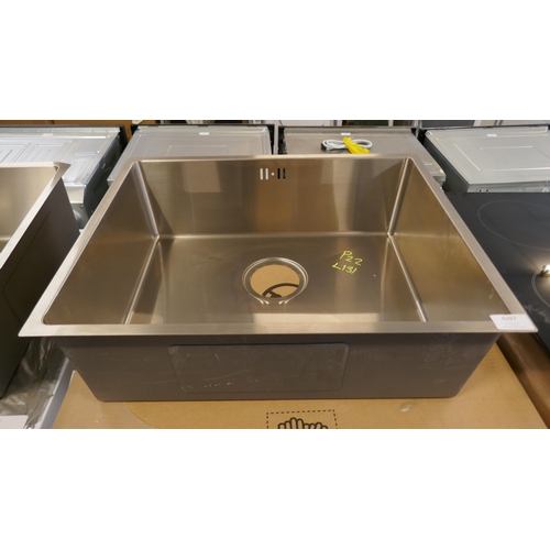 4097 - Idro Large 1.0 Bowl Sink - 400x500  (554-131)   * This lot is subject to vat