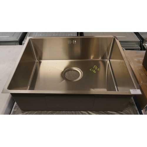 4098 - Idro Large 1.0 Bowl Sink - 400x500  (554-130)   * This lot is subject to vat