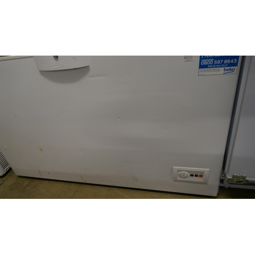 4100 - Beko 360L Chest Freezer - Model C-400- HC ( Cosmetic Damaged/ Used)  (554-13)   * This lot is subjec... 