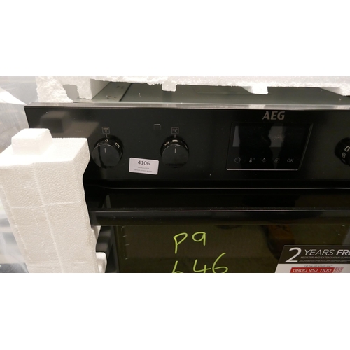 4106 - Zanussi Built-under Double Oven with AirFry (554-46)   * This lot is subject to vat