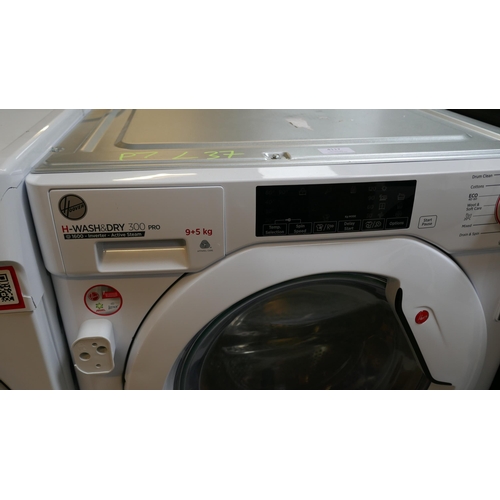 4117 - Hoover H Wash/Dry 300 Pro Integrated Washer Dryer (9+5kg) - model no -HBDOS 695TME (554-37)   * This... 