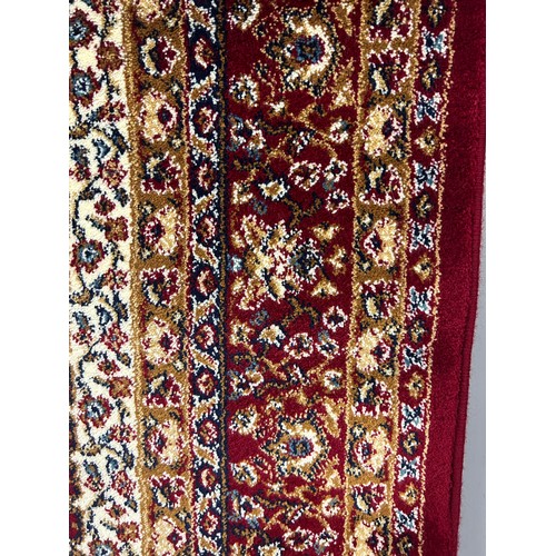 1351 - Woven Iranian full pile rug Mashhad design 170cm x 120cm