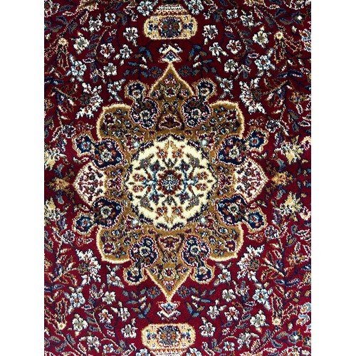 1351 - Woven Iranian full pile rug Mashhad design 170cm x 120cm