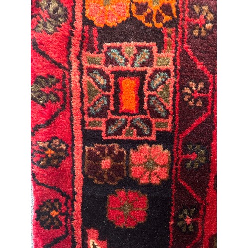 1353A - Hand woven full wool pile persian Hamedan runner