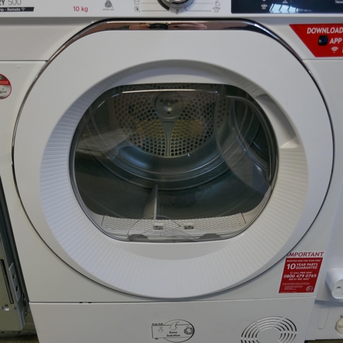 4118 - Hoover H-500 Freestanding Heatpump Dryer - Damaged  (10kg)  - model no -NDE H10A2TCE (554-88)   * Th... 