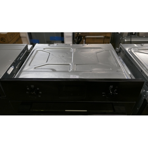 4126 - Zanussi  Single Multifunction Oven - BLACK H589xW594xD568 (554-48)   * This lot is subject to vat