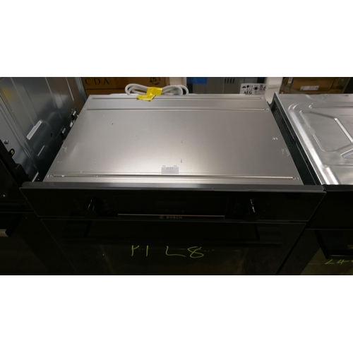 4127 - Bosch Serie 4 Single Pyrolytic Oven H595xW594xD548  - model no -HBS573BB0B (554-8)   * This lot is s... 