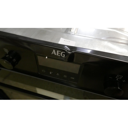 4129 - AEG Single Multifunction Oven - model no -BEB335061B (554-18)   * This lot is subject to vat