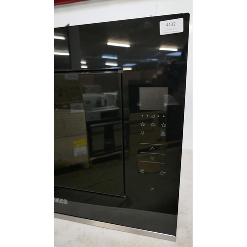 4132 - Zanussi Built in Wall Microwave - model no -ZMBN4SX (554-52)   * This lot is subject to vat