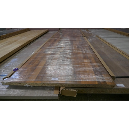 4138 - Walnut Effect Block Worktop (Approx 3M) (552-162) *This lot is subject to VAT