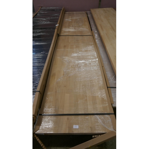 4140 - Solid Oak Worktop (Approx 3M)(552-173) *This lot is subject to VAT