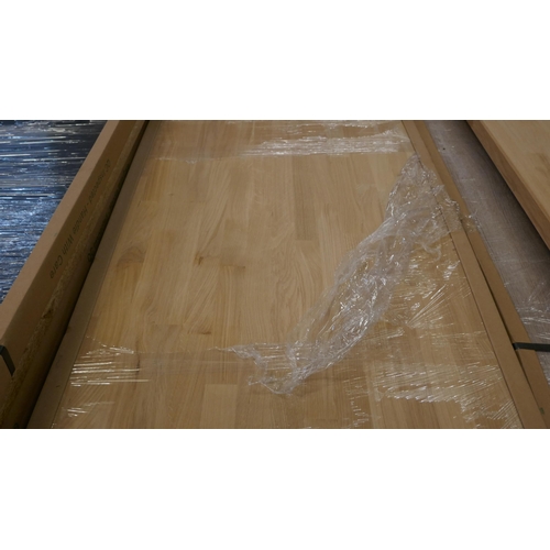 4140 - Solid Oak Worktop (Approx 3M)(552-173) *This lot is subject to VAT