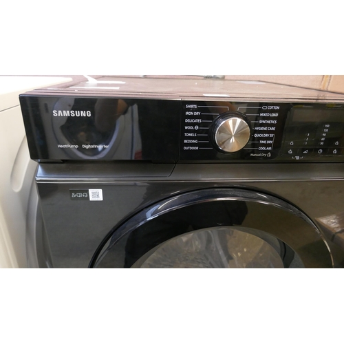 4153 - Samsung 9Kg Black Heat Pump Dryer -  Model Dv90Bba245Ab/Eu, Original RRP £624.99 + vat (328-146)* Th... 