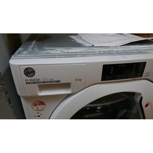 4161 - Hoover H Wash 300 Lite Integrated Washing Machine (8kg) (554-140)   * This lot is subject to vat