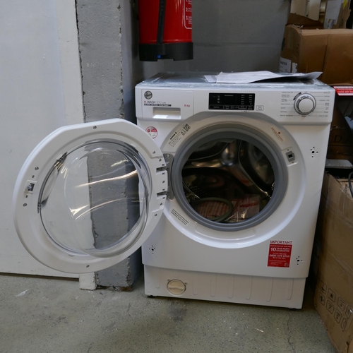 4161 - Hoover H Wash 300 Lite Integrated Washing Machine (8kg) (554-140)   * This lot is subject to vat