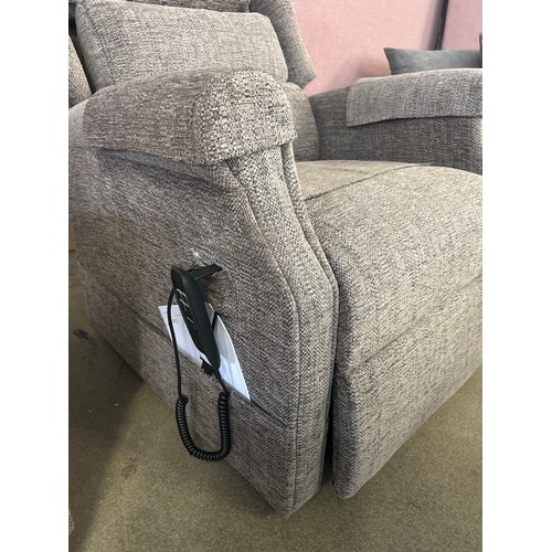 1514 - A grey Kingsley dual motor rise and recline