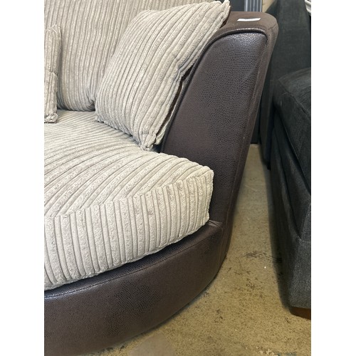 1534 - A brown Samson swivel chair, brand new RRP £325