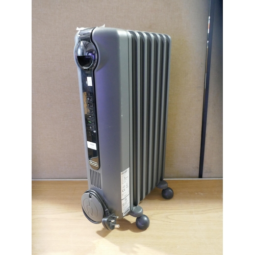 6004 - Delonghi Oil Filled Grey Radiator   (329-108)   * This lot is subject to vat