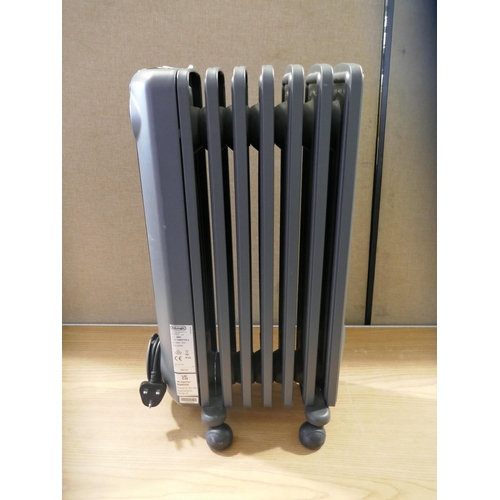 6004 - Delonghi Oil Filled Grey Radiator   (329-108)   * This lot is subject to vat